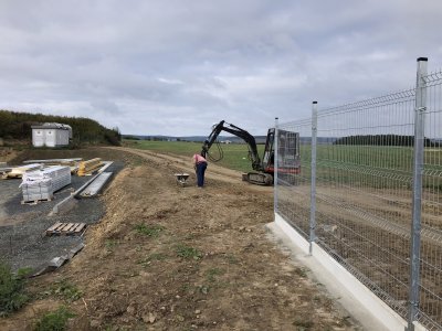 Oplocení výrobního areálu - Hradišťský Újezd