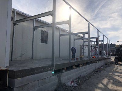 Přístavba haly - Hradišťský Újezd