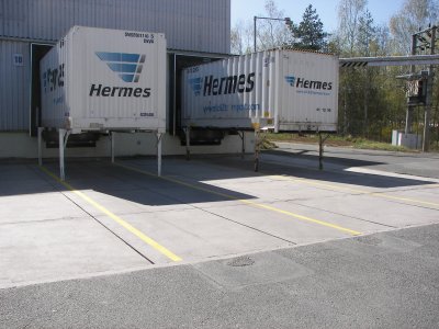 Zpevněná plocha ze silničních panelů 400 m2 - Šťáhlavy