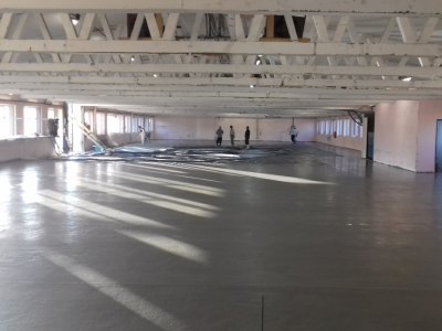 Betonové podlahy ve stávajících halách - Klatovy